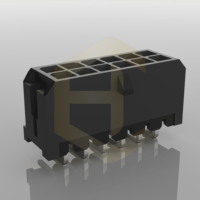 Connecteur de carte à carte HC-MX3.0-2x6AW Micro-Fit 3.0mm pas, connecteur wafer pour PCB, angle droit, fil vers carte, MOLEX 430451200