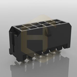 Connecteur de carte à carte à angle <span class=keywords><strong>droit</strong></span> HC-MX3.0-2x6AW, pas de 3,0 mm, pour appareils électroménagers, MOLEX 430451200 - Product Image 5