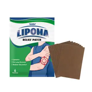 Obral besar Lipoma plester penghilang 6 buah anti-bengkak bantalan perawatan getah bening Herbal alami stiker kelenjar getah bening wanita dan pria perawatan limfatik