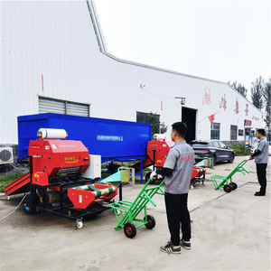 Empacadora Redonda Multifuncional para Heno y Pasto con Motor y Componente Central - Product Image 1