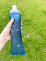 Bouteille d'hydratation souple en TPU pliable pour la course à pied et le cyclisme (250 ml, 300 ml, 500 ml) – Vente en gros