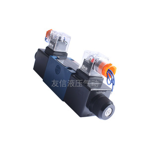 Vanne solénoïde hydraulique Huade 4WE6E 4WE6G, électromagnétique à inversion de direction, raccord 1/2 pouce, pour commande d'huile hydraulique - Product Image 2