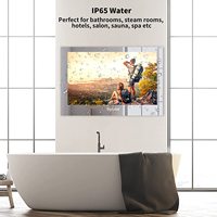 Téléviseur miroir 32 pouces étanche, TV LED Full HD miroir magique pour salle de bain, adapté aux salles de bain, hôtels, saunas