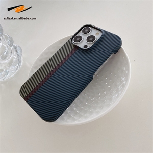 Từ Carbon Fibre Mô Hình Trường Hợp Đối Với <span class=keywords><strong>iPhone</strong></span> 14 13 15 Pro Max Cộng Với Không Dây Sạc Nhựa Cứng Bìa - Product Image 2