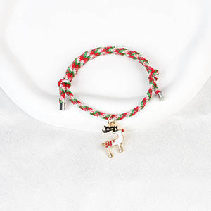 Factory Supply Cross-border Hot-selling Handmade Cartoon Christmas Bracelets Accessories <strong>Featuring</strong> Santa Claus Trees <strong>Gifts</strong> - Product Image 5