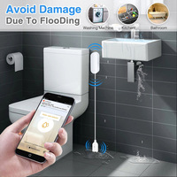 Alarme de niveau d'eau de vente chaude Tuyasmart WITI capteur d'inondation d'eau PST-WW002