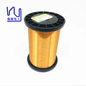 Alambre de bobinado magnético para pastilla de guitarra, alambre de cobre esmaltado de alta resistencia AWG 42 0.063mm