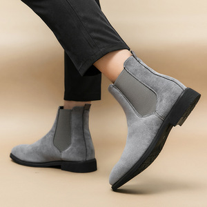 Zapatos de vestir formales para hombre, botas Chelsea, zapatos de cuero para hombre, botas Chukka Desert para hombre - Product Image 5