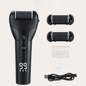 New Professional Lcd Cordless Rechargeable Foot Scrubber Dead Skin Spa Electric Foot <b>File</b> Nail Callus Remover for Feet - Product Image 3