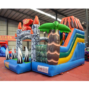 ปราสาทเด้งเป่าลมเชิงพาณิชย์สำหรับเด็กปราสาทกระโดดคอมโบมูนวอล์กเด้งได้ปราสาทเด้งสำหรับเช่างานปาร์ตี้ - Product Image 2