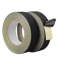 Vente directe d'usine 8-100mm largeur 30m longueur ruban isolant en tissu acétate noir résistance aux hautes températures ruban acétate