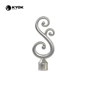 <span class=keywords><strong>Tringle</strong></span> <span class=keywords><strong>à</strong></span> <span class=keywords><strong>rideau</strong></span> suspendue en argent KYOK, fabrication chinoise, excellente performance de <span class=keywords><strong>pression</strong></span> - Product Image 4
