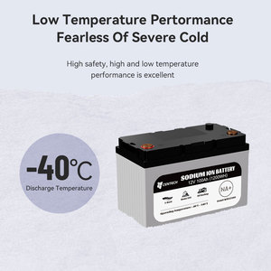 SIB 12V 100Ah Sódio Ion Bateria IP65 12V Recarregável Na Ion Battery Pack -40 ℃ Descarga Bateria De Armazenamento De Energia De Baixa Temperatura