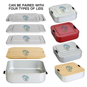 Bbq Bento Box Boîte À Lunch En Aluminium Nouveau Design Récipient Alimentaire Personnalisé Antiadhésif Ustensiles <span class=keywords><strong>De</strong></span> Cuisine Camping Pique-Nique <span class=keywords><strong>Vaisselle</strong></span> - Product Image 3