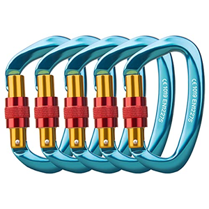 Mosquetón <span class=keywords><strong>de</strong></span> aluminio en forma <span class=keywords><strong>de</strong></span> D para escalada <span class=keywords><strong>de</strong></span> industria pesada Hebilla <span class=keywords><strong>de</strong></span> <span class=keywords><strong>seguridad</strong></span> <span class=keywords><strong>de</strong></span> gran altitud para rescate <span class=keywords><strong>de</strong></span> incendios - Product Image 4