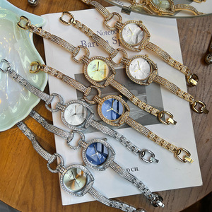 Reloj de pulsera de lujo para mujer con incrustaciones de diamantes en forma de gota, reloj de moda retro para mujer, reloj de cuarzo para mujer para banquetes - Product Image 4