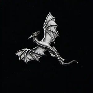 カスタムヴィンテージゴシックパンクケルトドラゴンブローチメンズブローチアクセサリーギフト - Product Image 3