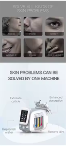 Machine à récurer Hydra <span class=keywords><strong>Derma</strong></span> 6-en-1-Nettoyant portable pour le visage avec prise US, ciblage du visage et soins de la peau professionnels multifonctionnels - Product Image 4