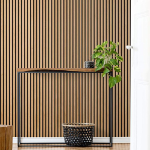 Panneau mural acoustique en bois de chêne écologique, polyester, insonorisant, panneau acoustique en bois de chêne naturel, panneaux muraux en bois de chêne - Product Image 5