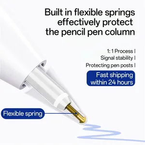 Puntas <span class=keywords><strong>de</strong></span> Repuesto para Lápiz, Puntas Mejoradas para Lápiz <span class=keywords><strong>de</strong></span> <span class=keywords><strong>iPad</strong></span>, <span class=keywords><strong>Punta</strong></span> Fina, Tapa Protectora <span class=keywords><strong>de</strong></span> Metal, Rechazo <span class=keywords><strong>de</strong></span> Palma, Funda para Pantalla Táctil - Product Image 3