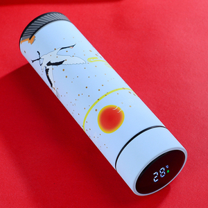 Dropshipping Tasse intelligente chauffante 500 ml avec chargeur sans fil, contrôle de la température, tasse chauffante intelligente, thermos intelligent - Product Image 2
