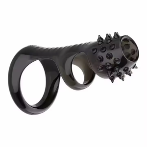 Nouveau design : Ensemble de stimulation pénienne à picots pour hommes, avec fonction de retenue du sperme et extension de <span class=keywords><strong>gland</strong></span>, pour le plaisir et les jeux sexuels des hommes adultes et gays. - Product Image 5