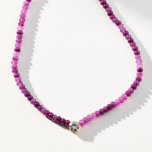 Wholesale Dopamine Color Natural Stone Beaded Necklace, CZ Inlaid Jewelry for Mother's Day Gift Shop Bulk Order - Product Image 4