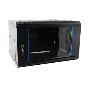 Flach Verpackter Netzwerkschrank <span class=keywords><strong>Toten</strong></span>-Typ 4U 6U 9U 12U Indoor Wandmontierter Einzel-Sektion Rack-Gehäuse mit Klarem Acryl-Fenster - Product Image 2
