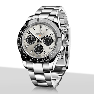Corgeut Luxury 40mm <strong>seiko</strong> Vk63 Movement Chronograph Mens Stainless Steel watch Day Luminous Tona Hands Quartz Custom Logo Quartz - Product Image 1