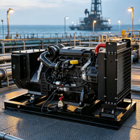 Groupe électrogène diesel 415V 240V 50Hz OEM 240kW 280kW avec options de moteur et ATS (démarrage automatique) pour la secours électrique des tours de télécommunications au Kenya