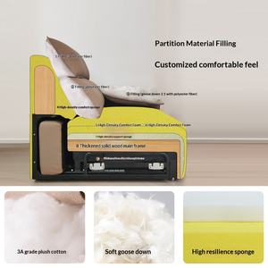 ספת מיטה חשמלית נפתחת, ריהוט לסלון קטן, ספת אוזני פיל מרופדת עור, מסגרת מעץ אורן, מילוי ספוג - Product Image 4