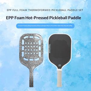 مضرب تنس CRBN من الجيل الرابع مصنوع من ألياف الكربون T700 مع نواة رغوية للرياضات الخارجية واللياقة البدنية والتدريب الاحترافي، وزن 225 جرام - Product Image 2