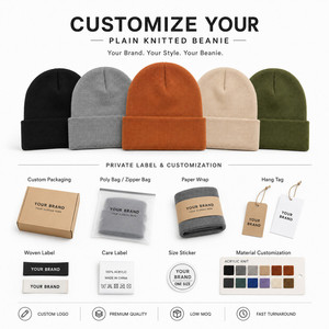 Custom Logo Knitted <b>Beanie</b> <b>Hat</b> 40 Colors Soft Acrylic Winter Warm Skull Cap Wholesale Promotional Blank Cuffed <b>Beanie</b> Unisex - Product Image 5