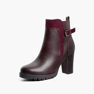 Bottes en cuir véritable confortables pour femmes, chaussures tendance et résistantes, meilleures ventes - Product Image 6