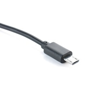 Kabel pengisian daya Data USB 3.1, kabel pengisian daya USB Tipe C ke Micro B 2.0 Pendek dua arah 30cm