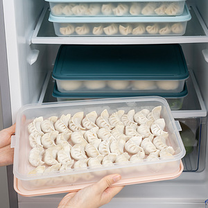 Yimei Dumpling Storage <b>Box</b> 3 Layer Airtight <b>Freezer</b> Container For Wontons Food Preservation - Product Image 3