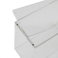 Boîte à cartes en acrylique UV ETB haute transparence pour le rangement et la protection des cartes de collection - Vente flash