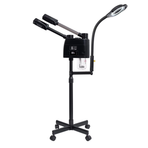 Appareil de soin du visage 3-en-1 chaud et froid à double tube avec lumière LED et <span class=keywords><strong>loupe</strong></span>, vaporisateur facial pour salon de beauté - Product Image 1