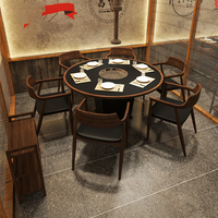 Ensemble de banquettes de restaurant vintage personnalisées, tables et chaises - Meubles commerciaux durables en bois écologique pour hôtels et écoles