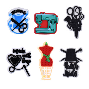 Kids Shoe Decorations <strong>Needle</strong> <strong>Thread</strong> Sewing Accessories PVC Stitching Needlework Sewing Machine Shoe Charms for Clogs - Product Image 3