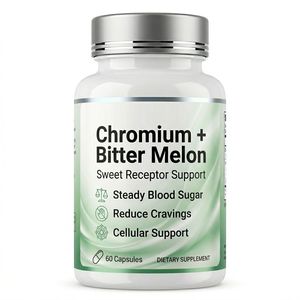 Fabricant de Suppléments en Gros : Capsules de Melon Amer au Chrome Personnalisées à Faible MOQ, Soutien au Récepteur du Goût Sucré - Product Image 1