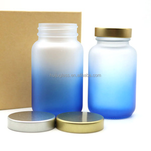 Botella de <span class=keywords><strong>Vidrio</strong></span> Esmerilado con Degradado de Color de 120ml/150ml, Envase Vacío Recargable para Cosméticos y Cuidado de la Piel - Product Image 4