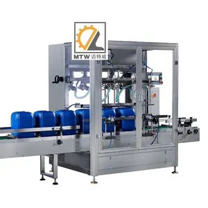 Máquina automática de enchimento de latas de líquido para garrafas de óleo de motor MTW de grande volume
