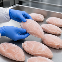 Filets de poitrine de poulet surgelés IQF de qualité supérieure, viande de volaille entière pour la restauration et la transformation en gros
