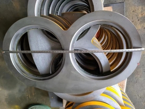 Mesin & suku cadang pabrik Cina DN230 DN260 pompa beton memakai pelat dan cincin pemotong untuk IHI / PM / Schwing - Product Image 5
