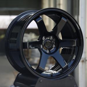 Jantes forgées Volk Racing TE37 noires 5x114 3 5x100 5x112 5x120 en alliage d'aluminium 6061T6 forgé pour Honda Abarth 595 <span class=keywords><strong>Volvo</strong></span> <span class=keywords><strong>V40</strong></span> - Product Image 3