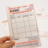 Autocollant personnalisé d'étiquettes d'enregistrement de maintenance d'extincteur autocollant adhésif en papier synthétique résistant aux hautes températures