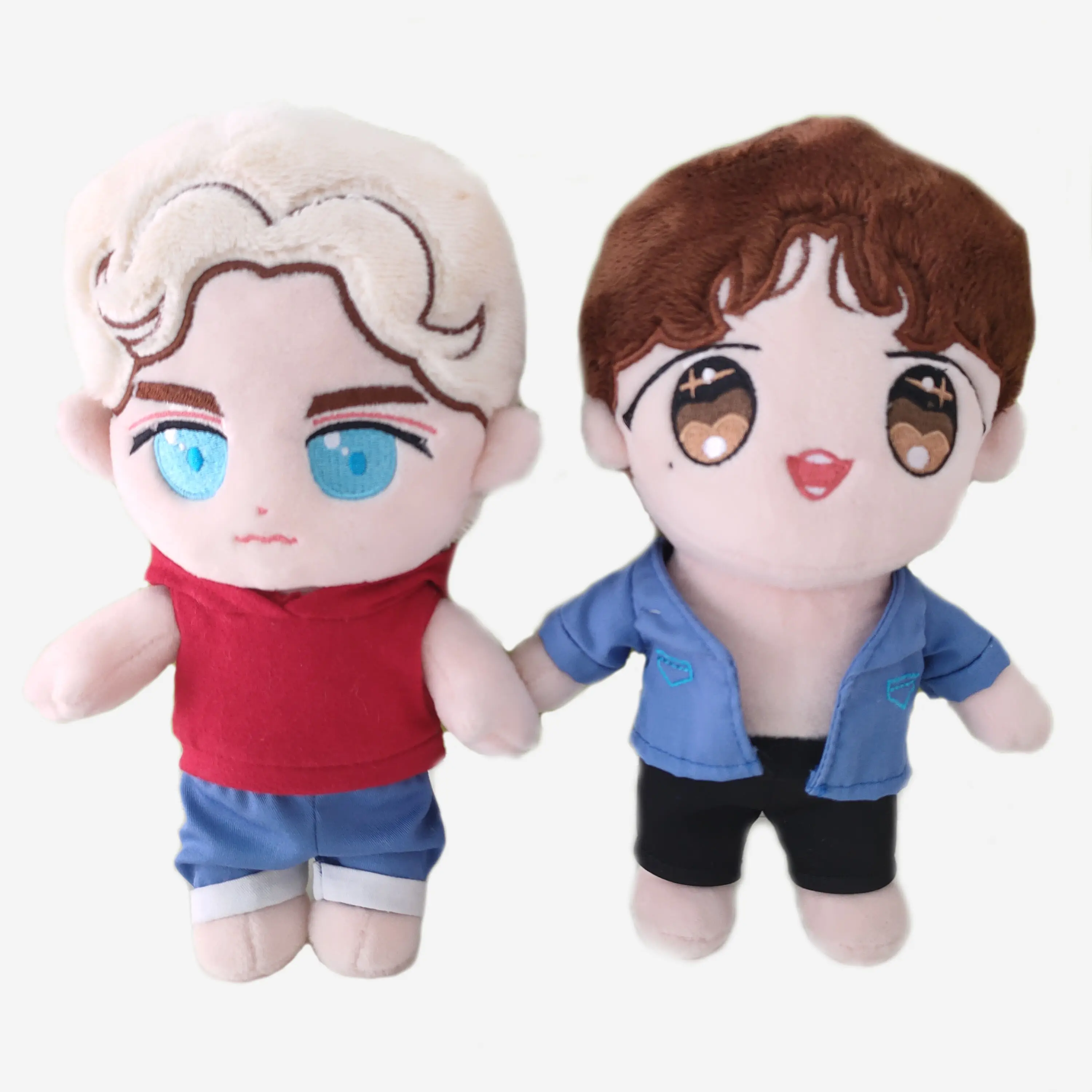 CE ASTM OEM ODM Low MOQ Custom Logo Plush Doll Star Anime Character Custom Plush Toy Toys for Kids Unisex 1pc/pp Bag JSQ Toys