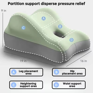 Almohada de Soporte para Cuello y Cadera, Multifuncional, Estilo Moderno, Engrosada, Respaldo Semi-Recostado, para Cama y Sofá, Sólida - Product Image 4