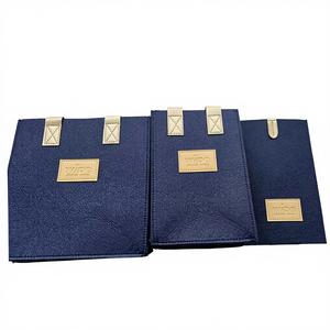 Sac de transport réutilisable en polyester pour vin, 750 ml, avec poignée longue, grande capacité, porte-bouteille unique pour fêtes - Modèle 2026 - Product Image 4